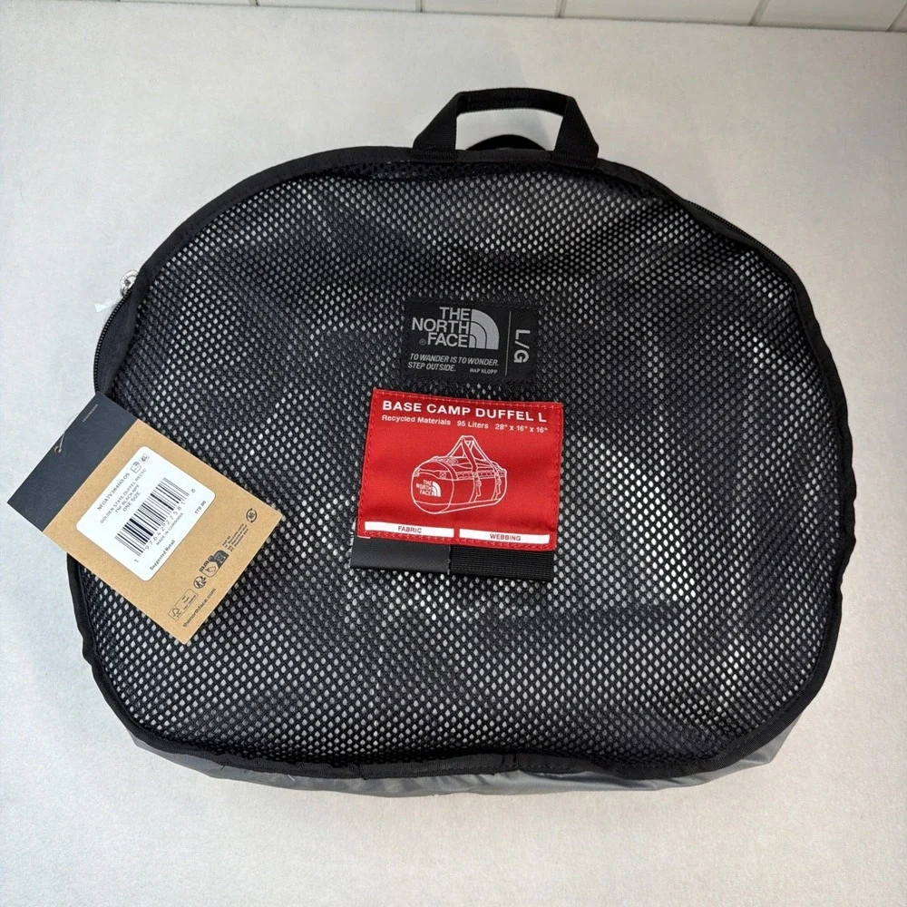 The North Face Golden State Base Camp Duffel Backpack Large 95L TNF Black NWT